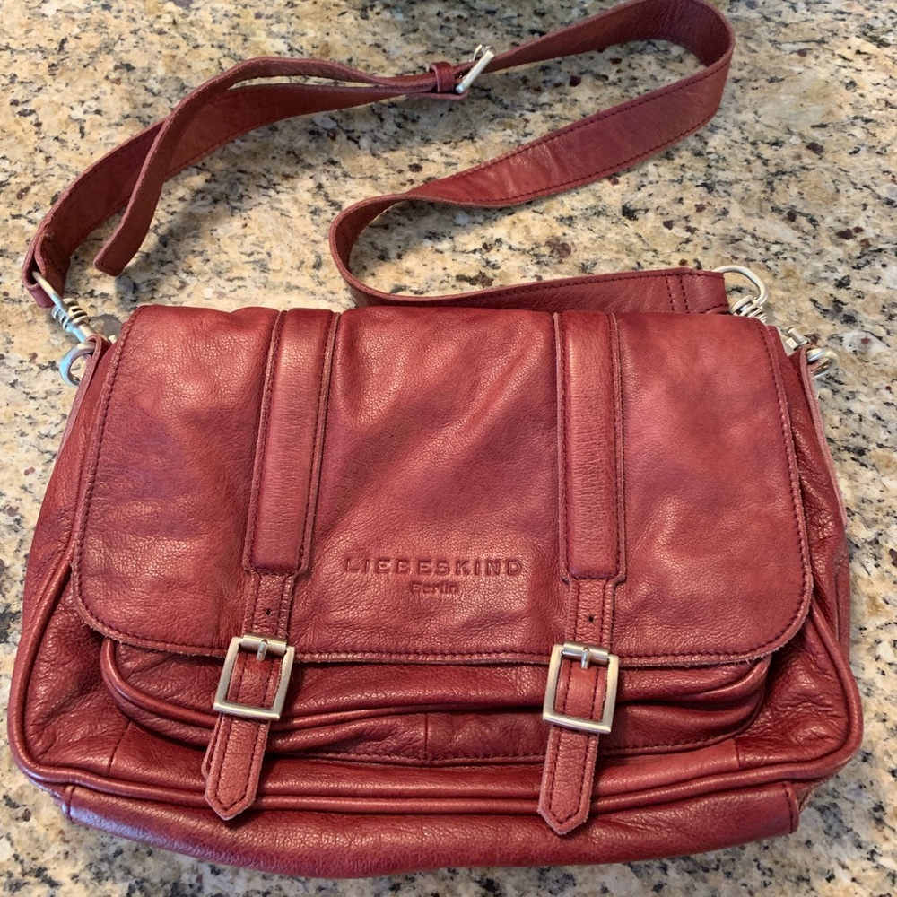 Pristine Liebeskind Red Leather Purse